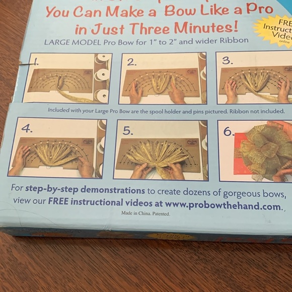 Take your wired ribbon and make a professional looking bow for wreaths - Picture 8 of 10